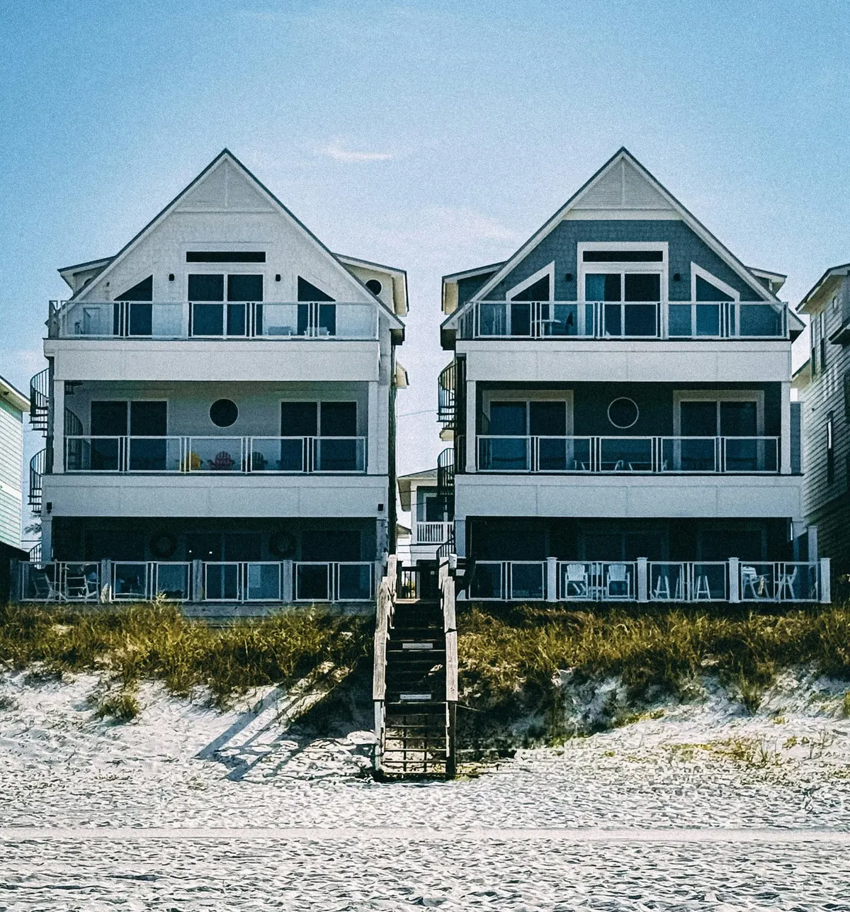 Beachside residential rental property exterior